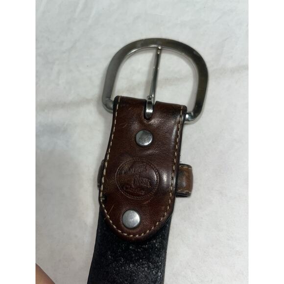 Silver Creek Brown Western Leather Belt Strap Size 44 - Picture 3 of 6